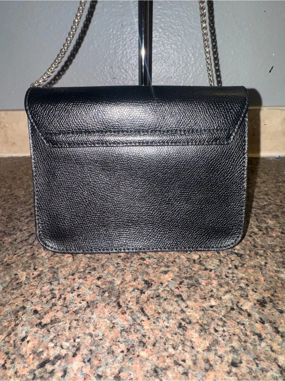 Furla metropolis Black Leather Crossbody EUC